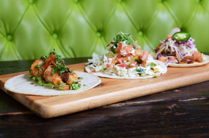 Trio of tacos / photo courtesy of El Camino