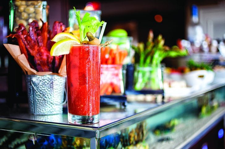 Bloody Mary Bar at 50 Ocean 50 Ocean Bloody Mary